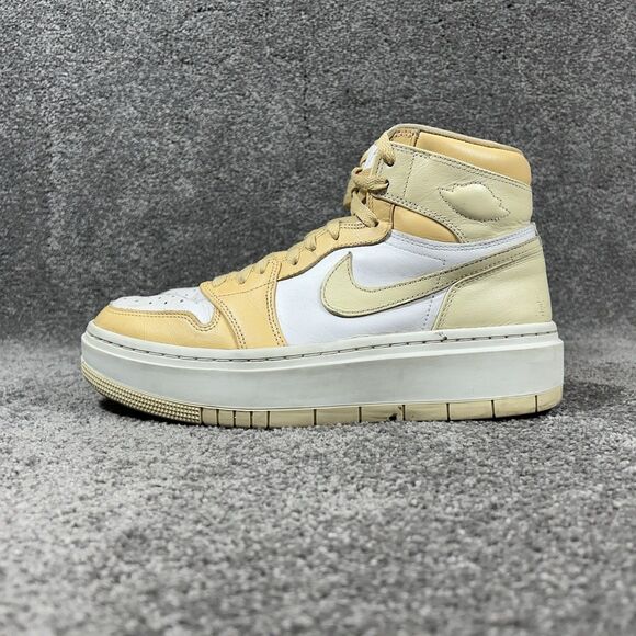 Nike Air Jordan 1 Elevate High DN3253-200 Women's Size 9.5 Celestial Gold Shoes - Picture 5 of 11